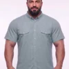 acik-mavi-kisa-kol-gomlek-model